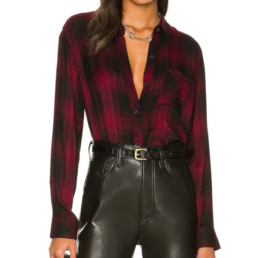 Rails Hunter Top Color: Cranberry Ash